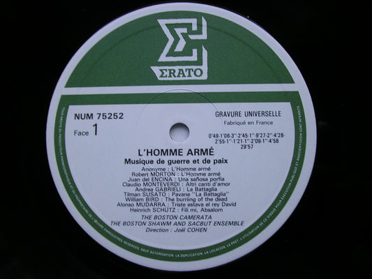 L'HOMME ARMEE: Music of War and Peace 1450 - 1650     THE BOSTON CAMERATA / COHEN     NUM 75252