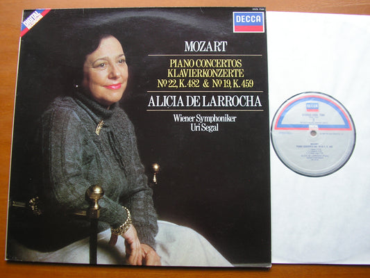 MOZART: PIANO CONCERTOS Nos. 22 & 19      DE LARROCHA / VIENNA SYMPHONY / SEGAL     SXDL 7566