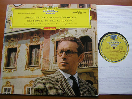 MOZART: PIANO CONCERTOS Nos 6  &  22          GEZA ANDA / CAMERATA ACADEMICA DES SALZBURGER MOZARTEUMS    138 824