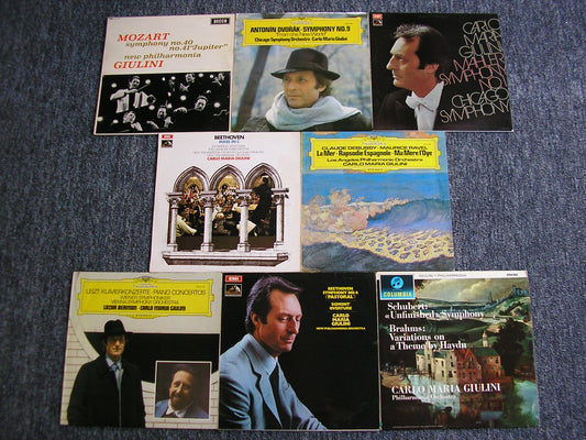 8 LP CLASSICAL COLLECTIONS - CARLO MARIA GIULINI