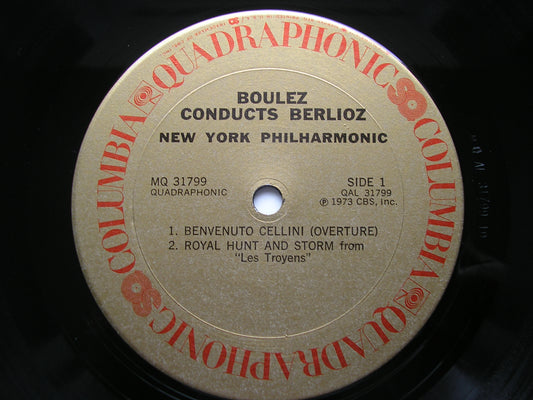 BERLIOZ: OVERTURES / ROYAL HUNT & STORM from LES TROYENS      BOULEZ / NEW YORK PHILHARMONIC      MQ 31799