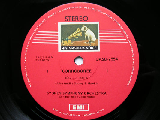 ANTILL: CORROBOREE / TRADITIONAL OVERTURE / GREEN BUSHES / WALTZING MATILDA SYDNEY SYMPHONY / ANTILL OASD 7554