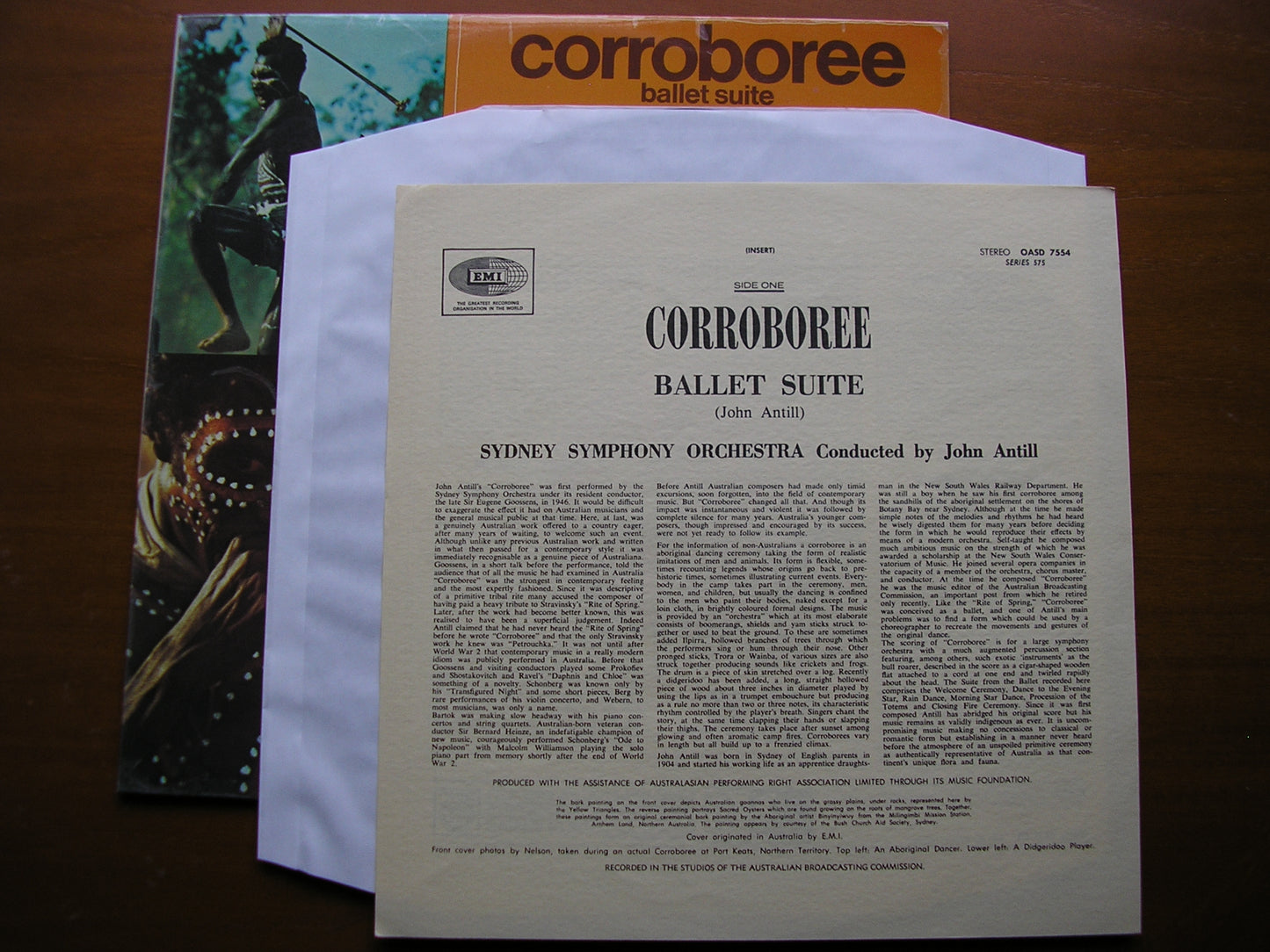 ANTILL: CORROBOREE / TRADITIONAL OVERTURE / GREEN BUSHES / WALTZING MATILDA SYDNEY SYMPHONY / ANTILL OASD 7554