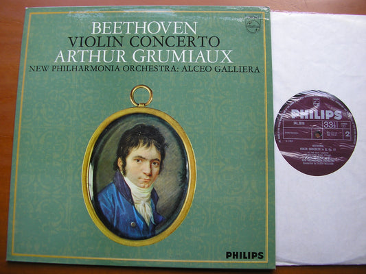 BEETHOVEN: VIOLIN CONCERTO    GRUMIAUX / NEW PHILHARMONIA / GALLIERA    SAL 3616