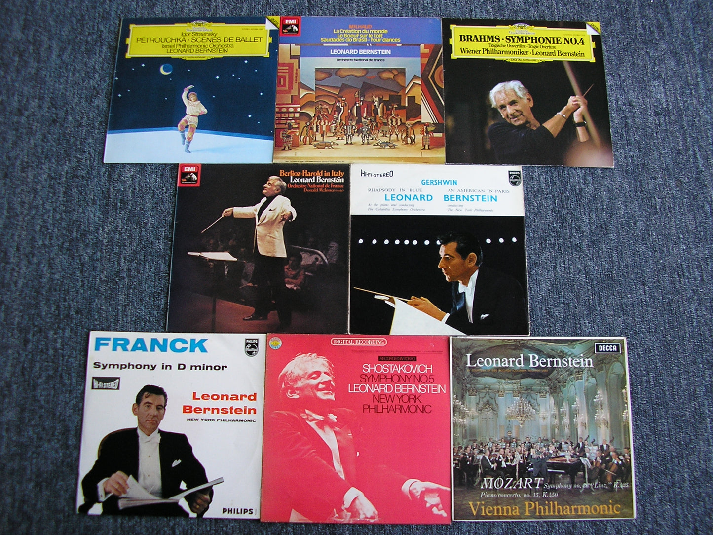 8 LP Classical Collections - LEONARD BERNSTEIN
