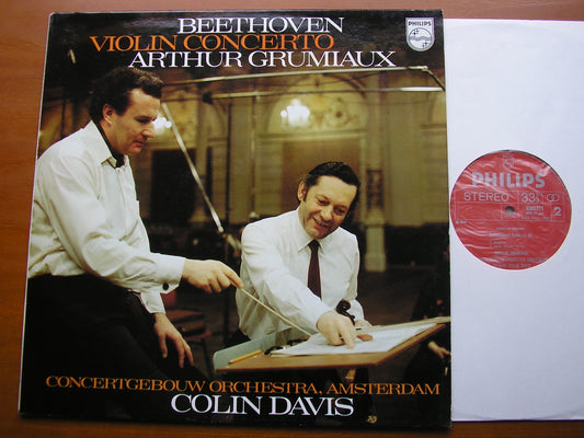 BEETHOVEN: VIOLIN CONCERTO       GRUMIAUX / CONCERTGEBOUW ORCHESTRA / DAVIS     6500 775