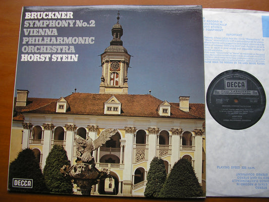 BRUCKNER: SYMPHONY No. 2       STEIN / VIENNA PHILHARMONIC      SXL 6681