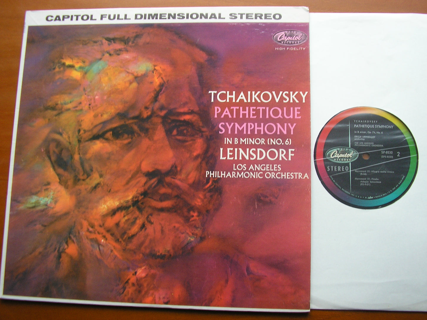 TCHAIKOVSKY: SYMPHONY No. 6 'Pathetique' LEINSDORF / LOS ANGELES PHILHARMONIC SP 8530