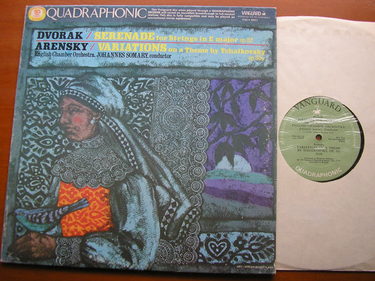 DVORAK: SERENADE FOR STRINGS / ARENSKY: TCHAIKOVSKY VARIATIONS    SOMARY / ENGLISH CHAMBER ORCHESTRA   VSQ 30011