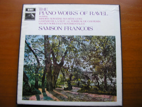 RAVEL: PIANO WORKS     SAMSON FRANCOIS    3 LP    SLS 783