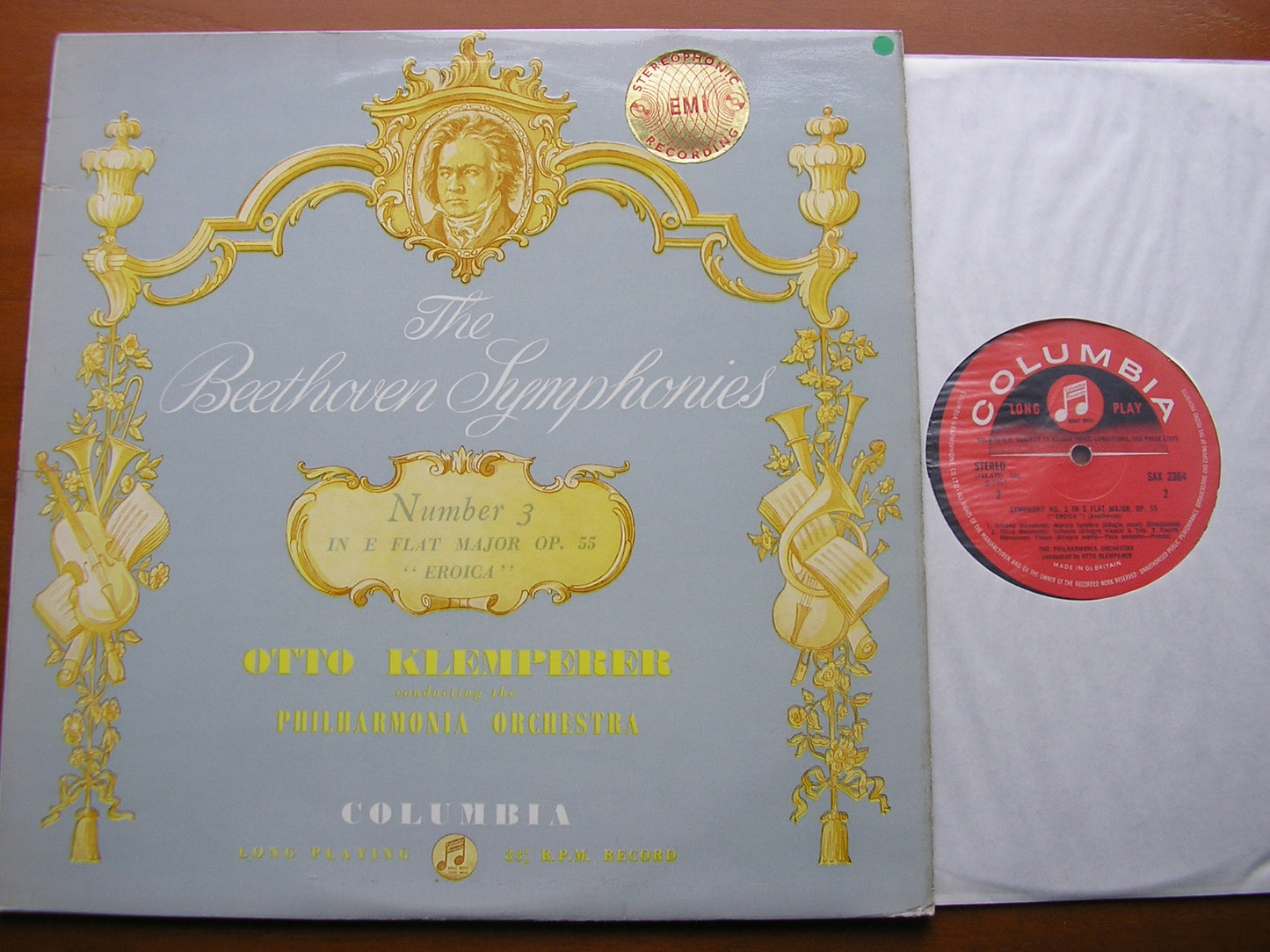 SAX 2364  BEETHOVEN: SYMPHONY No. 3 'Eroica'      KLEMPERER / PHILHARMONIA