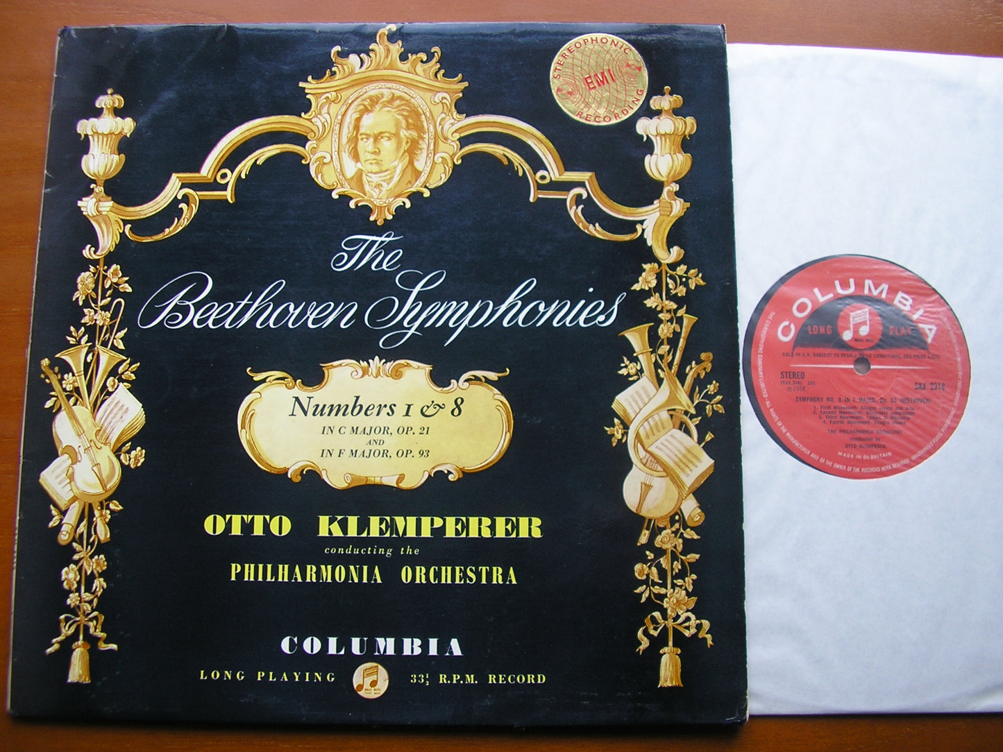 SAX 2318 BEETHOVEN: SYMPHONIES Nos. 1 & 8 KLEMPERER / PHILHARMONIA