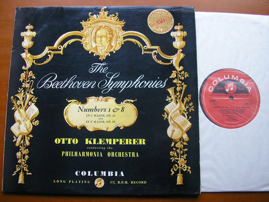 SAX 2318  BEETHOVEN: SYMPHONIES Nos. 1 & 8       KLEMPERER / PHILHARMONIA