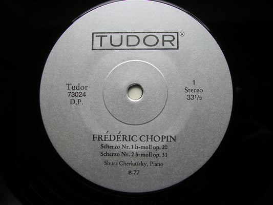 CHOPIN: THE FOUR SCHERZI SHURA CHERKASSKY TUDOR 73024