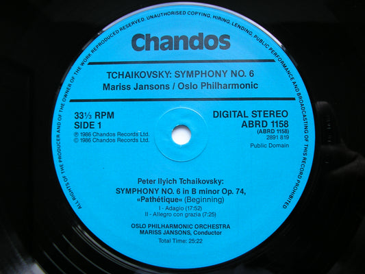 TCHAIKOVSKY: SYMPHONY No. 6 'Pathetique' JANSONS / OSLO PHILHARMONIC ABRD 1158