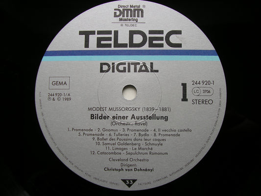 MUSSORGSKY: PICTURES AT AN EXHIBITION / NIGHT ON BARE MOUNTAIN   DOHNANYI / CLEVELAND ORCHESTRA    244 920