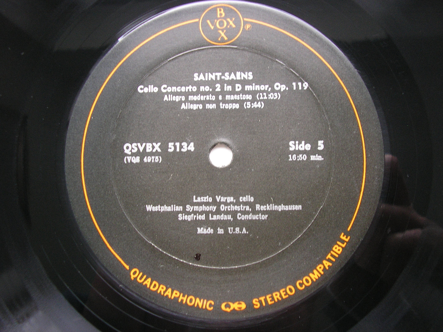 SAINT-SAENS: ALL THE WORKS FOR VIOLIN & ORCHESTRA / CELLO & ORCHESTRA RUGGIERO RICCI / LASZLO VARGA / FROMENT / PETERS / CAO QSVBX 5134
