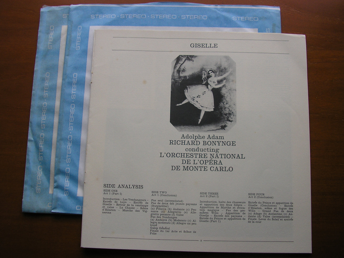 ADAM: GISELLE BONYNGE / MONTE CARLO OPERA SET 433 / 4