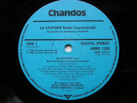 LOVENSKIOLD: LA SYLPHIDE  (complete ballet 1836)       DAVID GARFORTH / ROYAL DANISH ORCHESTRA     ABRD 1200