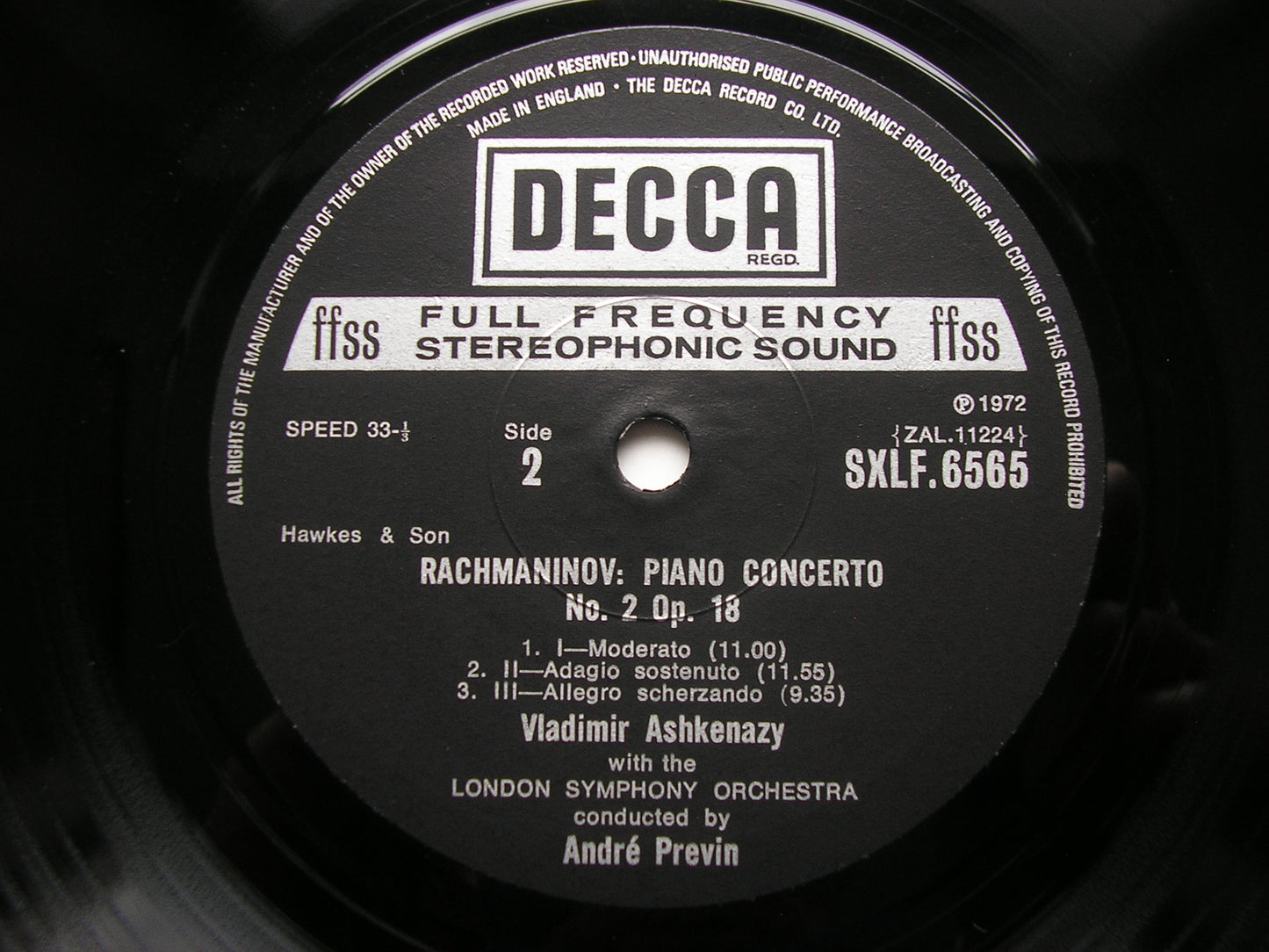 RACHMANINOV: THE FOUR PIANO CONCERTOS / RHAPSODY      ASHKENAZY / LONDON SYMPHONY / PREVIN     SXLF 6565 - 7