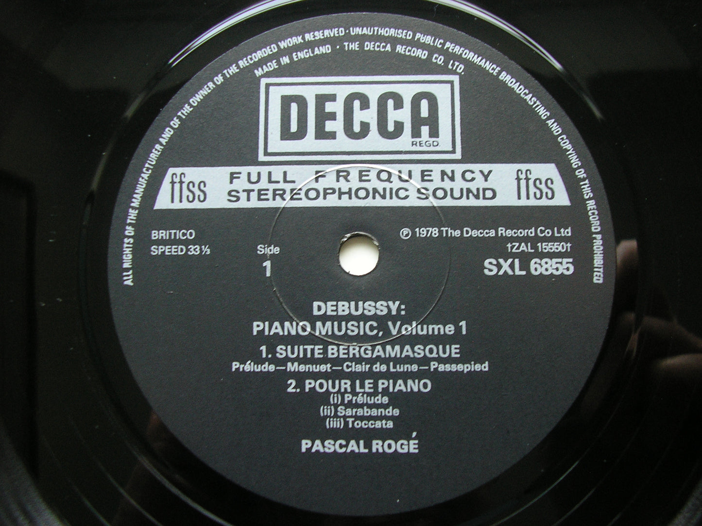 DEBUSSY: SOLO PIANO MUSIC Volumes 1 - 3 PASCAL ROGE 3 LP SXL 6855 / 6928 / 6957