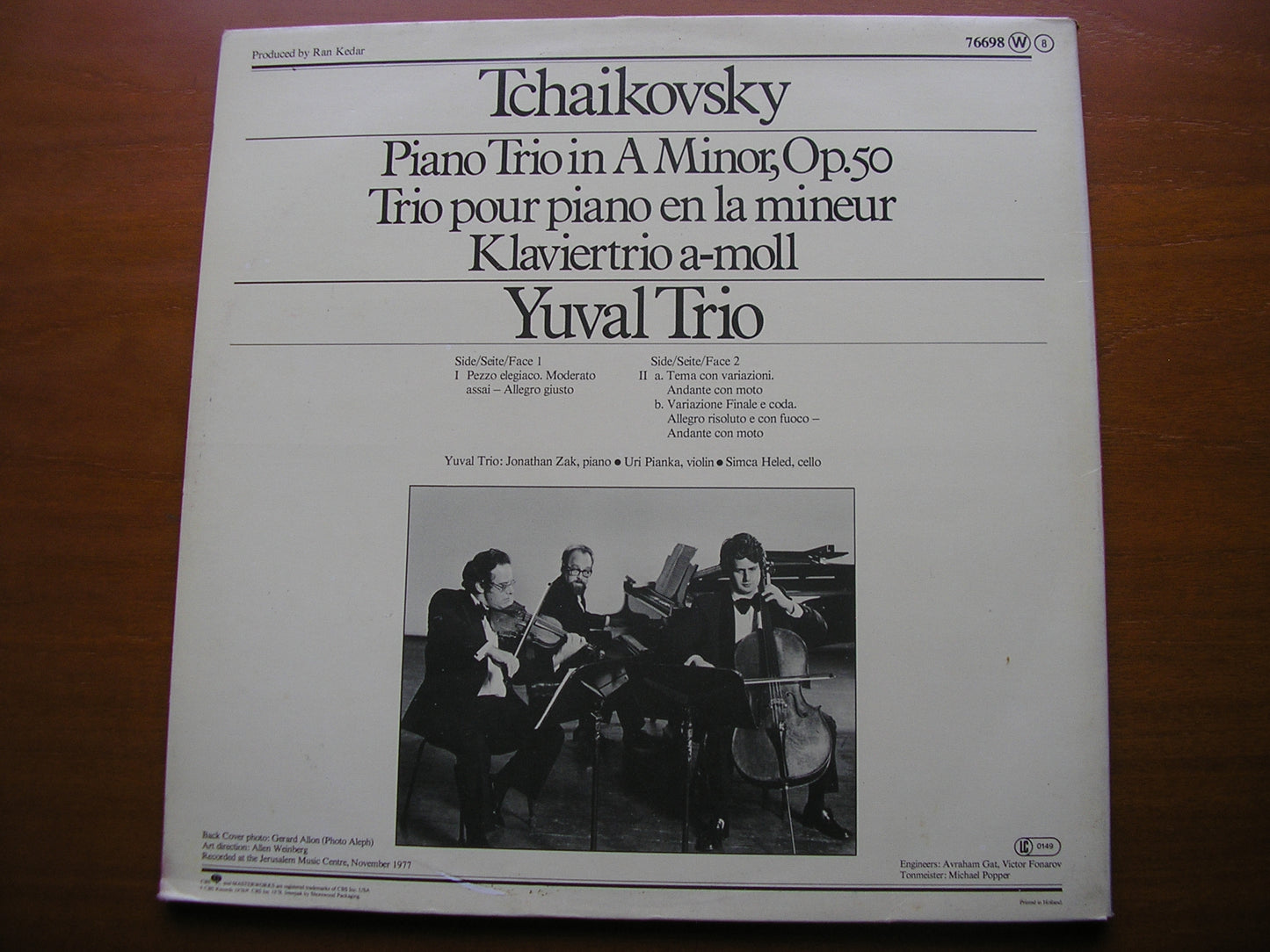 TCHAIKOVSKY: PIANO TRIO OP. 50 YUVAL TRIO 76698