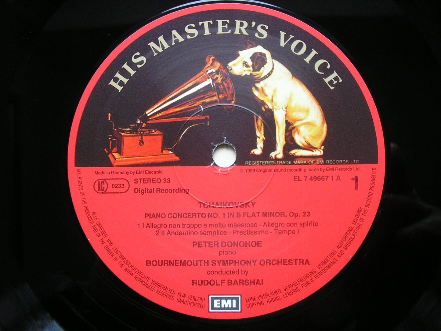 TCHAIKOVSKY: PIANO CONCERTOS Nos. 1 & 3 DONOHOE / BOURNEMOUTH SYMPHONY / BARSHAI 749667