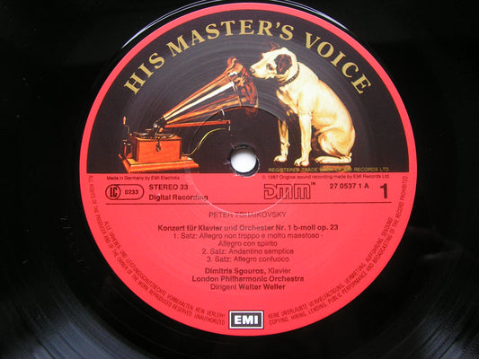 TCHAIKOVSKY: PIANO CONCERTO No. 1 / CONCERT FANTASY     SGOUROS / LONDON PHILHARMONIC / WELLER    27 0537