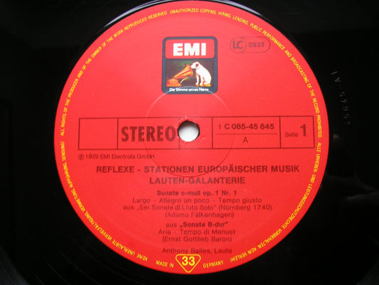 LUTE GALANTRY: FALKENHAGEN / BARON / HAGEN ANTHONY BAILES 065 45 645