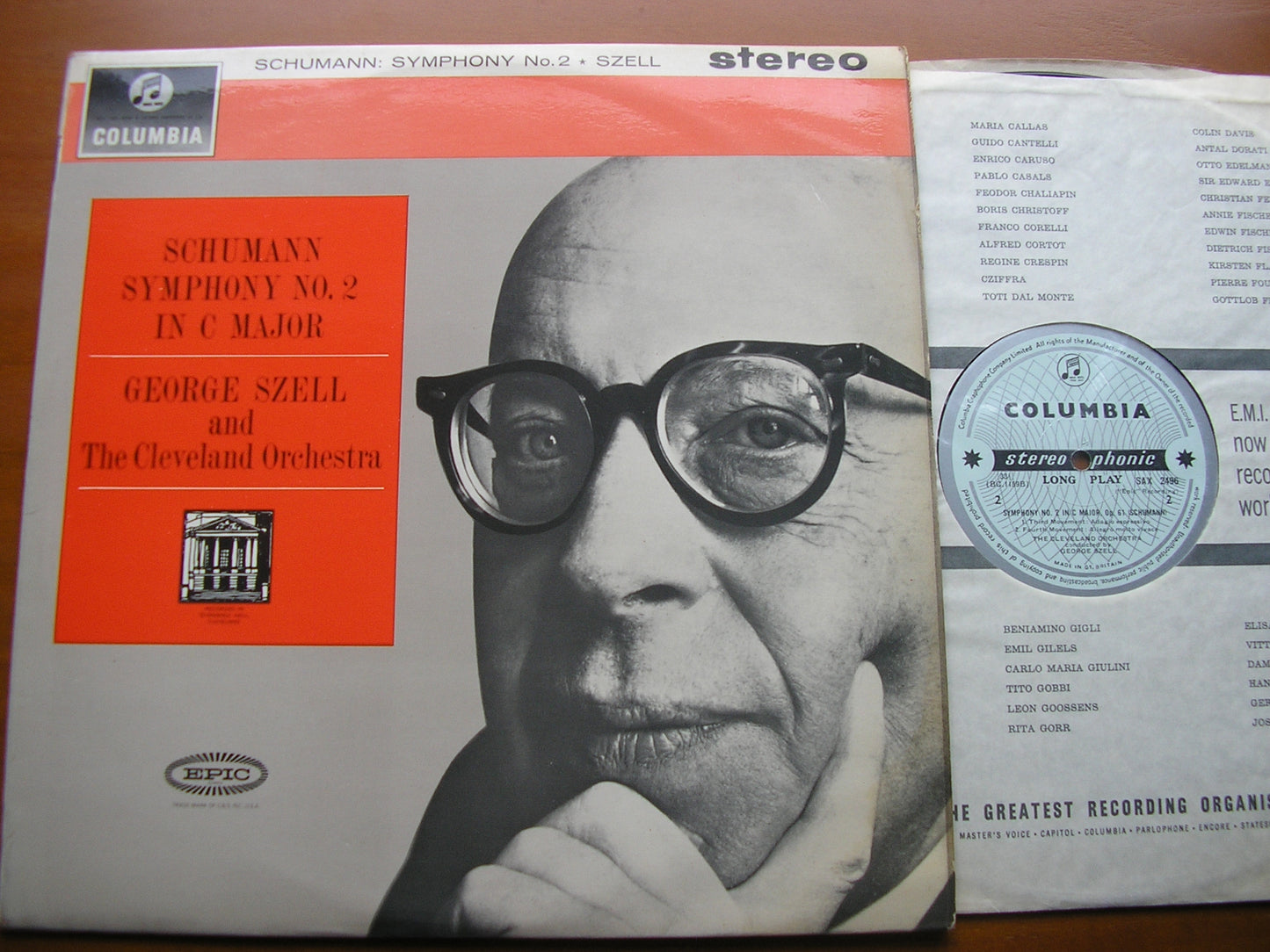 SCHUMANN: SYMPHONY No. 2    SZELL / CLEVELAND ORCHESTRA    SAX 2496