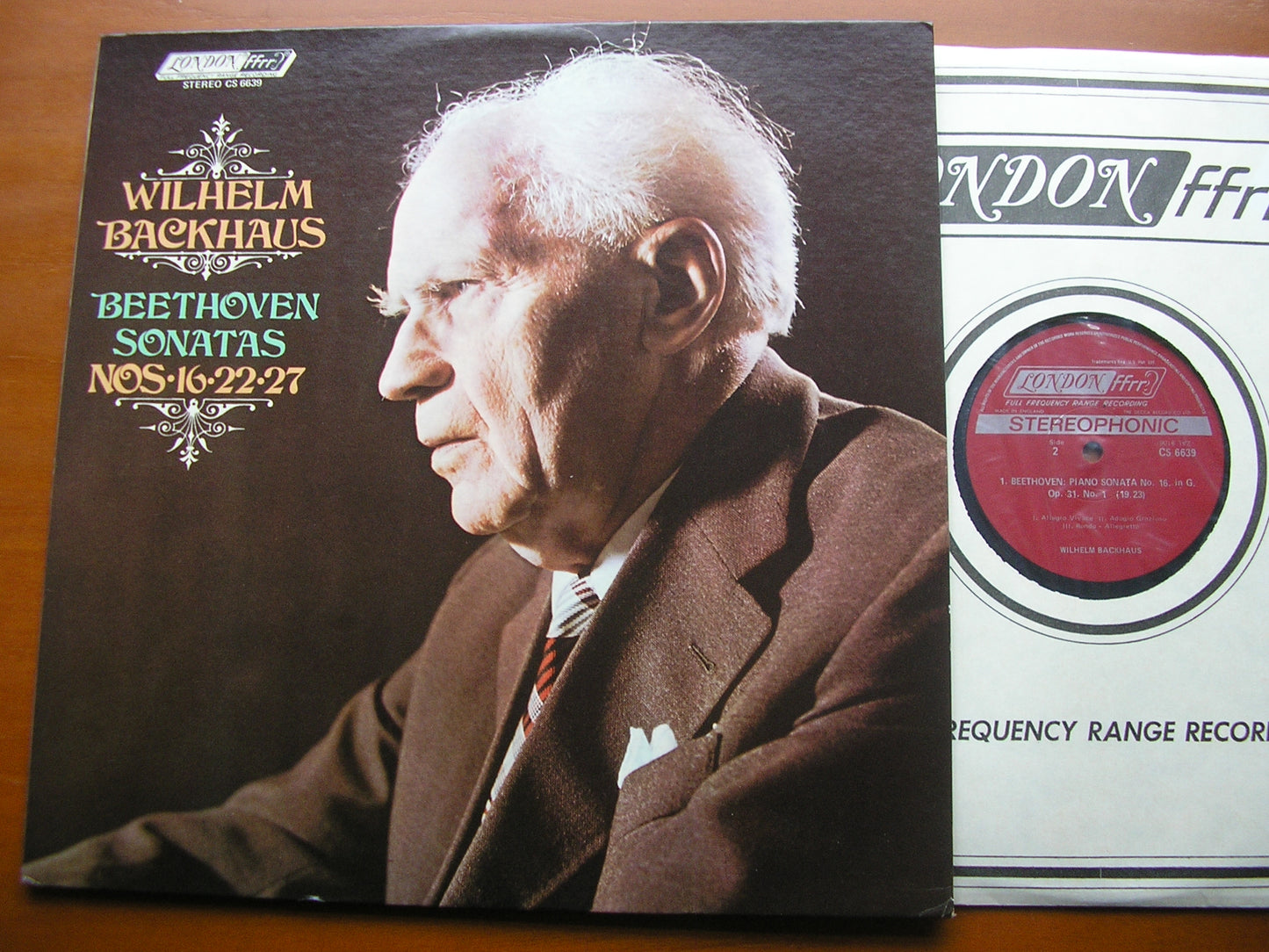 BEETHOVEN: PIANO SONATAS Nos. 16 / 22 / 27 BACKHAUS CS 6639