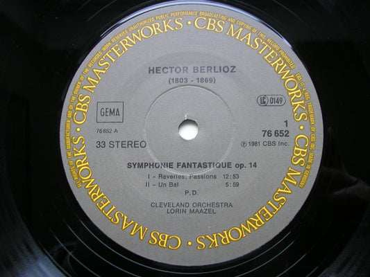 BERLIOZ: SYMPHONIE FANTASTIQUE  MAAZEL / CLEVELAND ORCHESTRA   76652