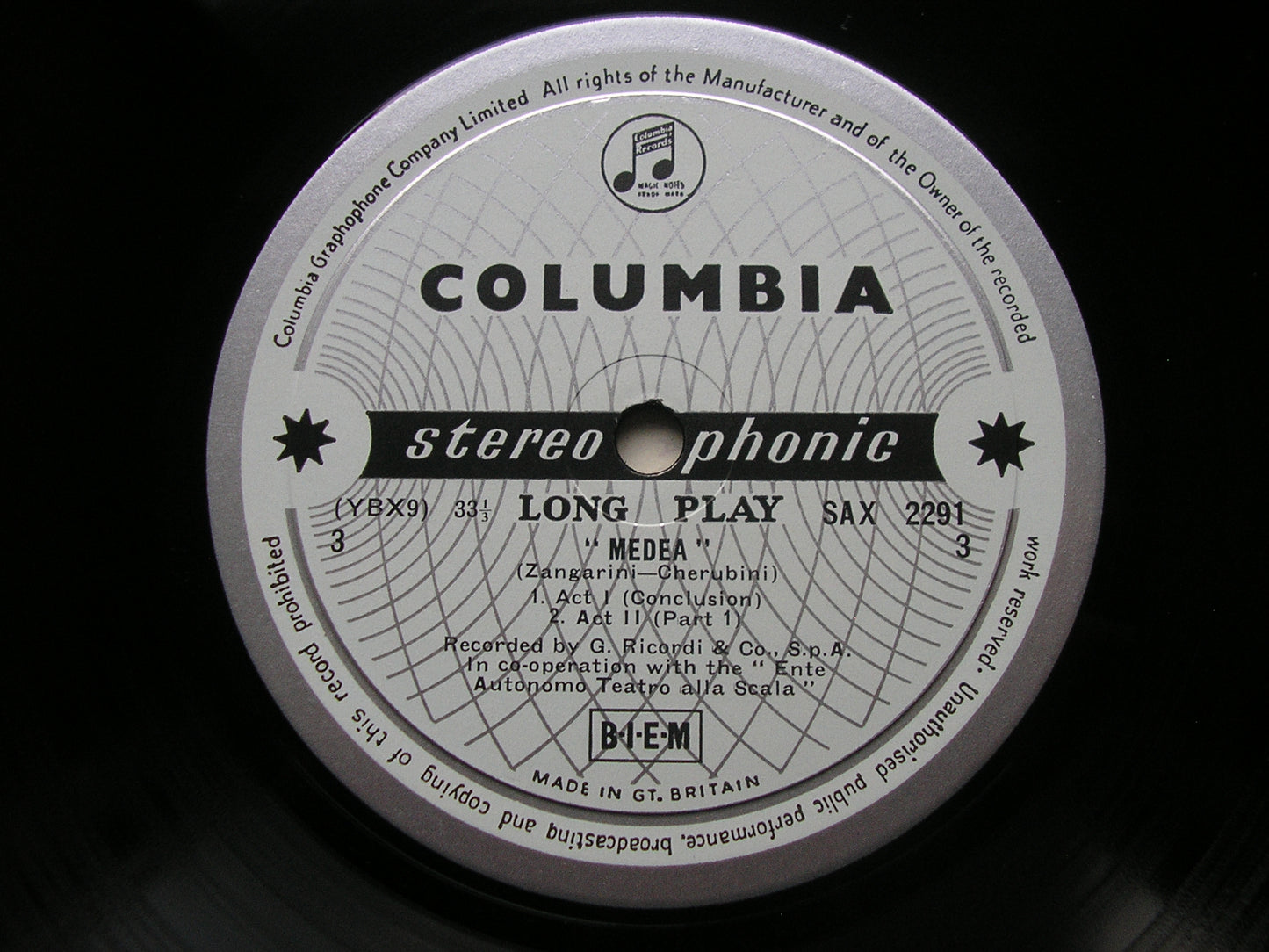 SAX 2290 - 2  CHERUBINI: MEDEA     CALLAS / SCOTTO / PICCHI / LA SCALA / SERAFIN