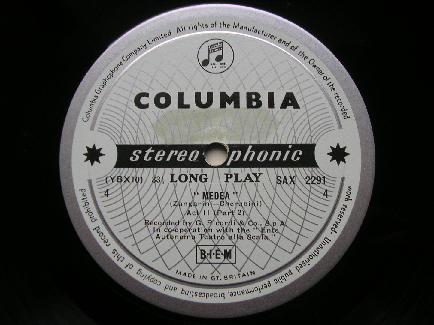 SAX 2290 - 2  CHERUBINI: MEDEA     CALLAS / SCOTTO / PICCHI / LA SCALA / SERAFIN