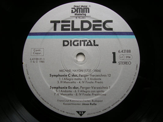 MICHAEL HAYDN: FOUR SYMPHONIES FRANZ LISZT CHAMBER ORCHESTRA / JANOS ROLLA 6.43188