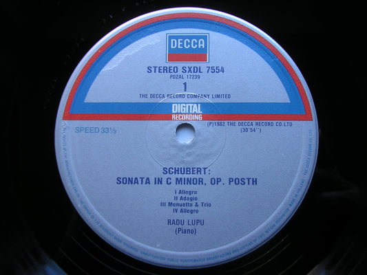 SCHUBERT: PIANO SONATA D.958 / MOMENTS MUSCAUX D.780 RADU LUPU SXDL 7554