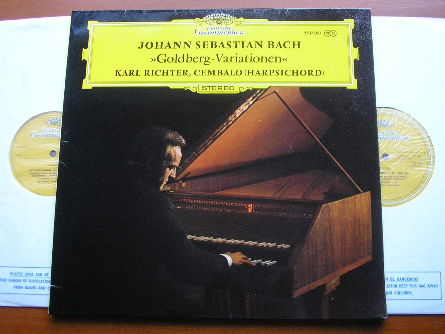 BACH: GOLDBERG VARIATIONS BWV 988        KARL RICHTER     2 LP       2707 057