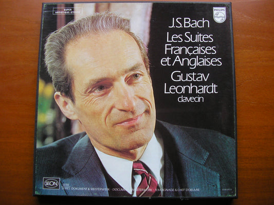 BACH: ENGLISH SUITES / FRENCH SUITES   GUSTAV LEONHARDT   5 LP      6709 500