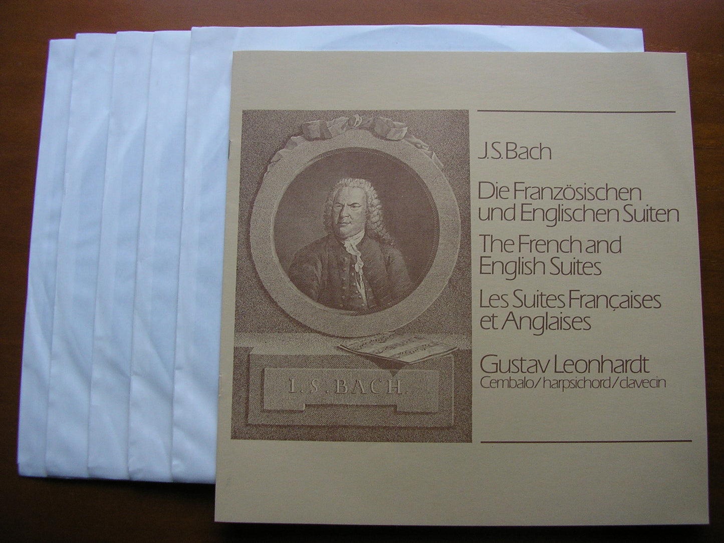 BACH: ENGLISH SUITES / FRENCH SUITES GUSTAV LEONHARDT 5 LP 6709 500