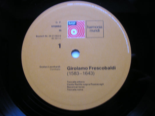 FRESCOBALDI: WORKS FOR HARPSICHORD & ORGAN     GUSTAV LEONHARDT     2021163