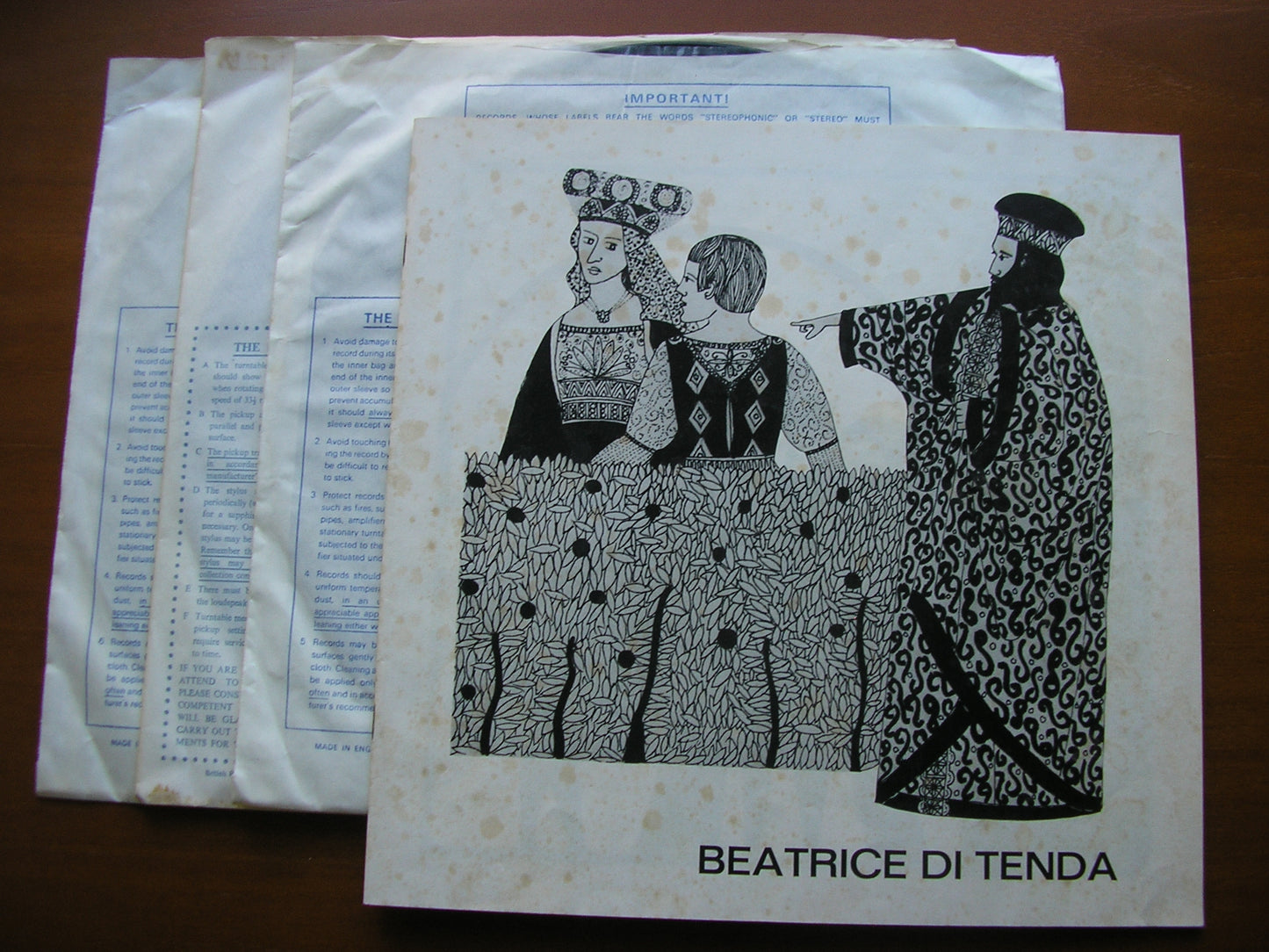 BELLINI: BEATRICE DI TENDA    SUTHERLAND / PAVAROTTI / VEASEY / OPTHOF / LONDON SYMPHONY / BONYNGE   SET 320 - 322
