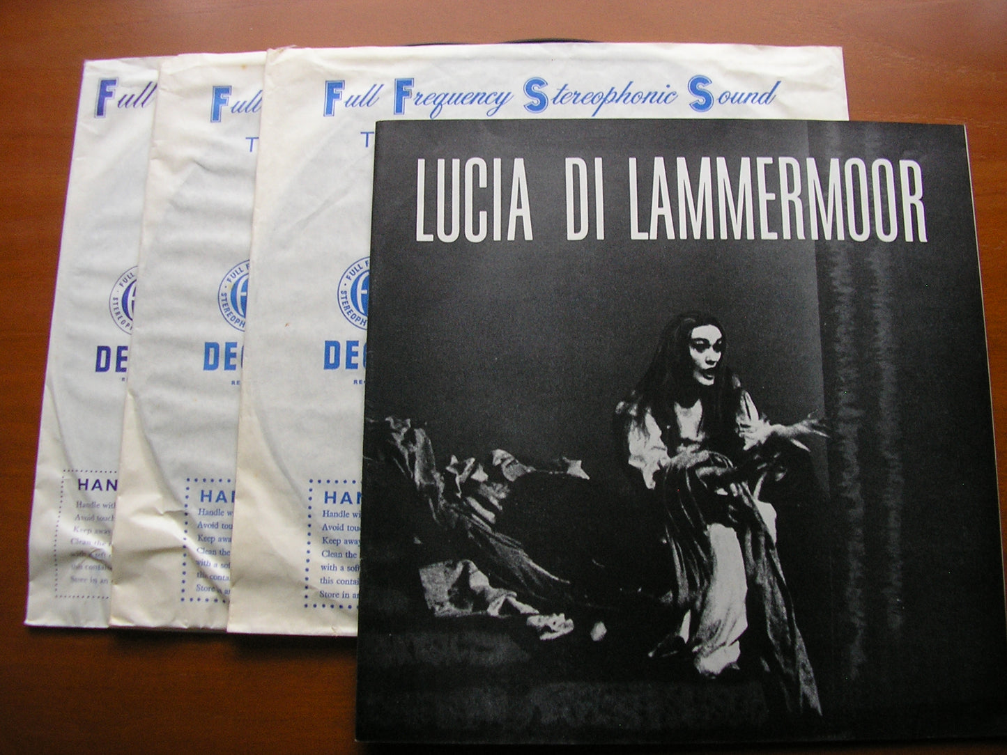 DONIZETTI: LUCIA DI LAMMERMOOR     SUTHERLAND / CIONI / MERRILL / SIEPI      ACCADEMIA DI SANTA CECILIA / PRITCHARD    SET 212 - 214