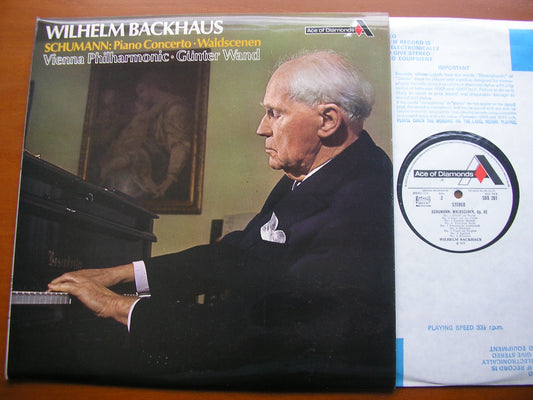 SCHUMANN: PIANO CONCERTO / WALDSCENEN     KEMPFF / VIENNA PHILHARMONIC / WAND    SDD 201