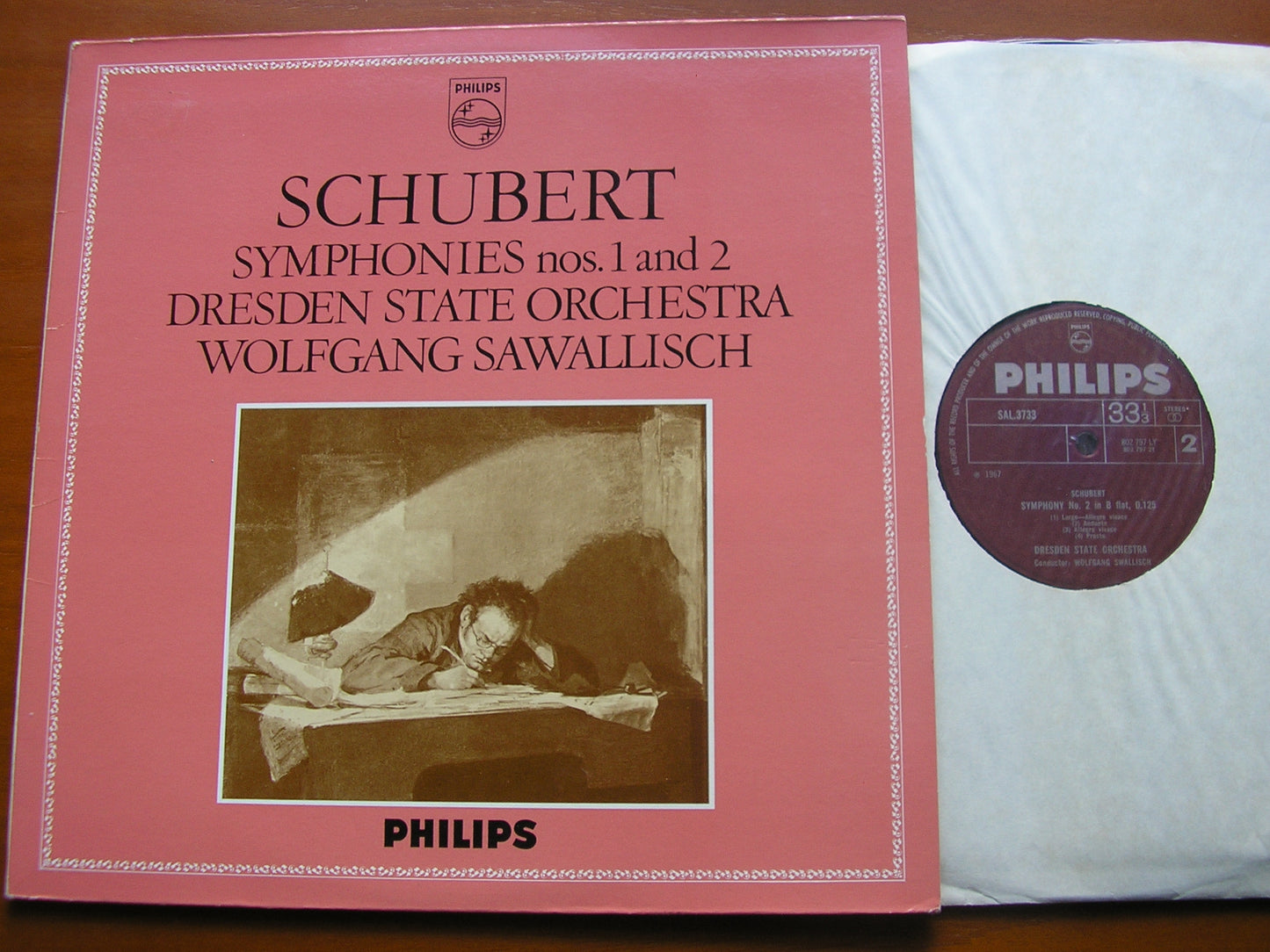 SCHUBERT: SYMPHONIES Nos. 1 & 2      SAWALLISCH / DRESDEN STATE ORCHESTRA     SAL 3733