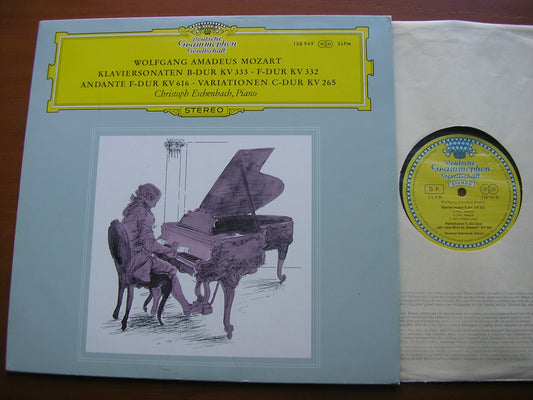 MOZART: PIANO SONATAS K332 & K333 / ANDANTE K616 / VARIATIONS K265      ESCHENBACH      138 949