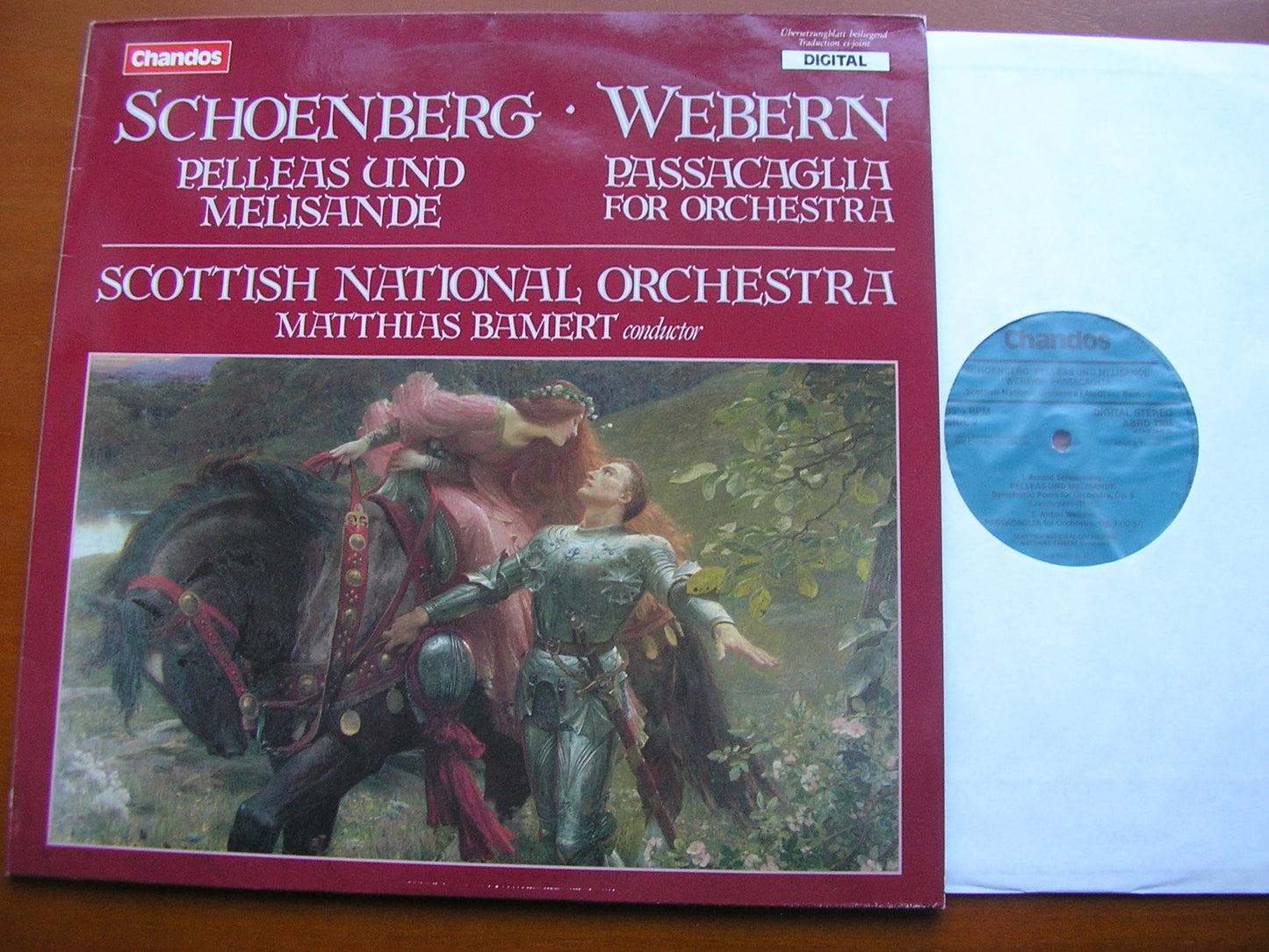 SCHOENBERG: PELLEAS & MELISANDE / WEBERN: PASSACAGLIA    BAMERT / SCOTTISH NATIONAL ORCHESTRA    ABRD 1308