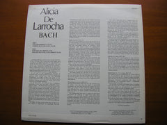 ALICIA DE LARROCHA PLAYS BACH: ITALIAN CONCERTO / FANTASIA / FRENCH SUITE No. 6 /ENGLISH SUITE No. 2      CS 6748