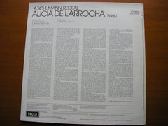 SCHUMANN: KREISLERIANA / ALLEGRO Op. 8 / ROMANCE Op. 28 / NOVELETTE Op. 21     ALICIA DE LARROCHA     SXL 6546