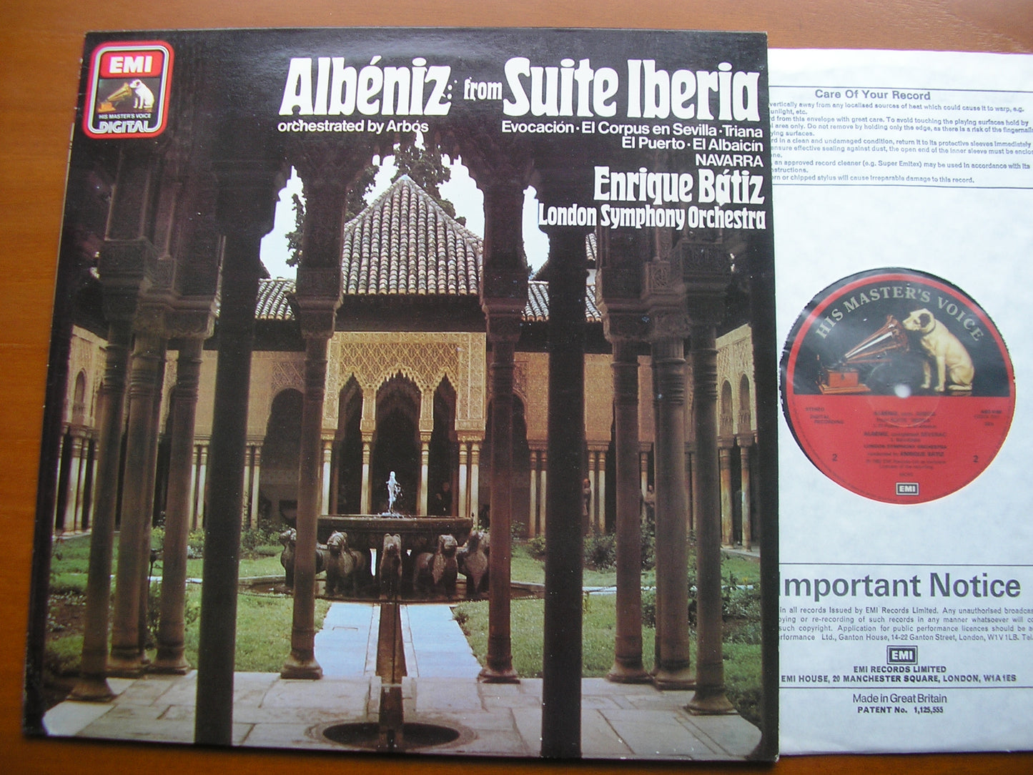 ALBENIZ: IBERIA / NAVARRA       ENRIQUE BATIZ / LONDON SYMPHONY     ASD 4160