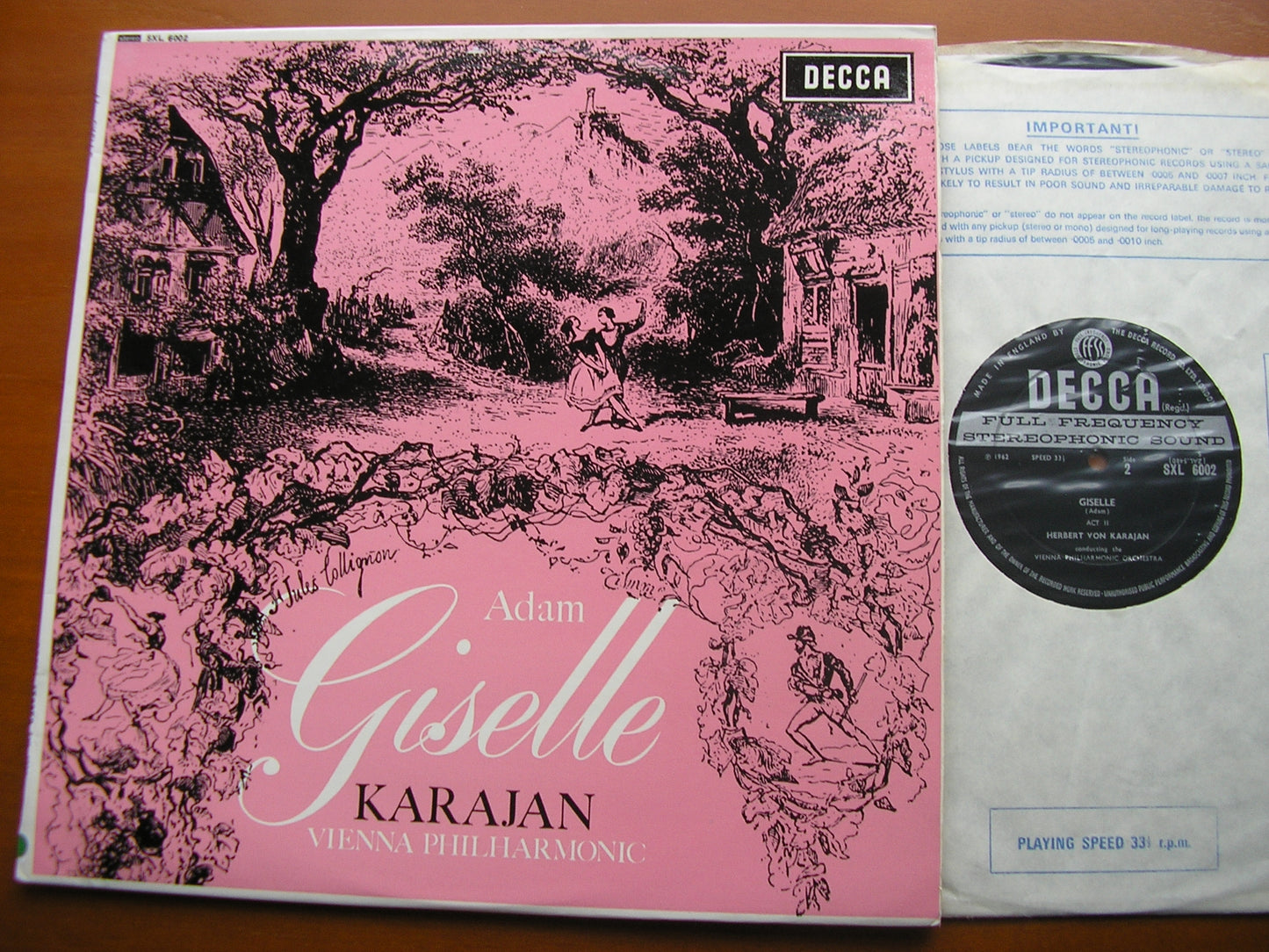 ADAM: GISELLE KARAJAN / VIENNA PHILHARMONIC SXL 6002